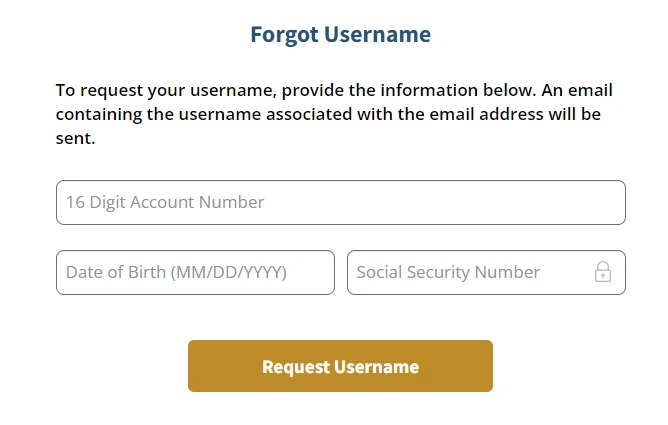 Provide Details 16 digits Account Number DOB SSN